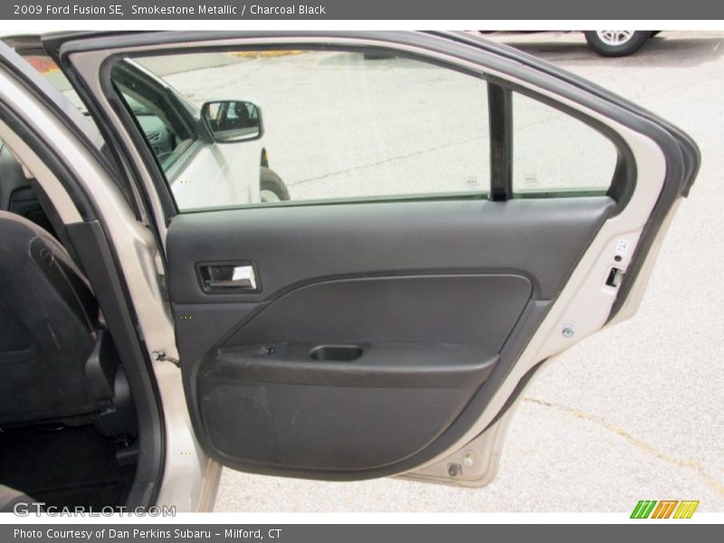 Smokestone Metallic / Charcoal Black 2009 Ford Fusion SE
