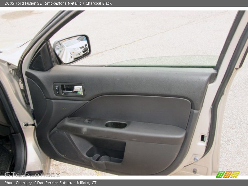 Smokestone Metallic / Charcoal Black 2009 Ford Fusion SE