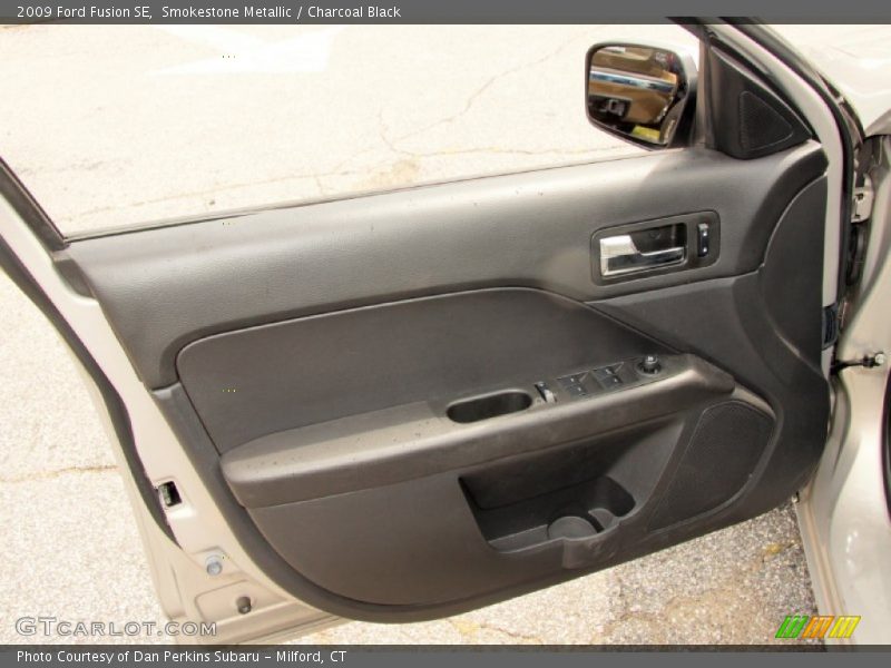 Smokestone Metallic / Charcoal Black 2009 Ford Fusion SE