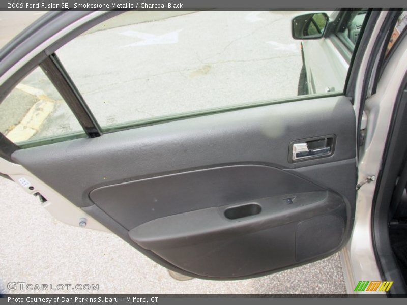 Smokestone Metallic / Charcoal Black 2009 Ford Fusion SE