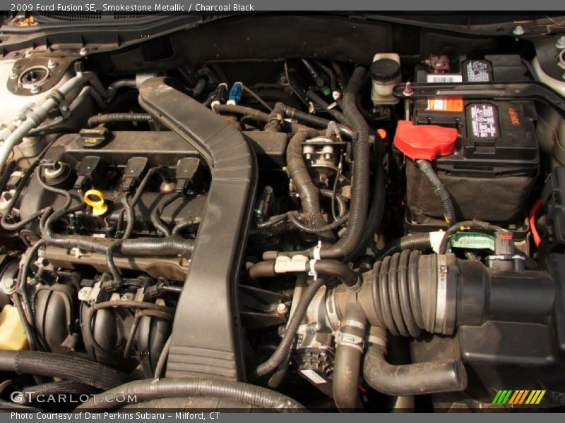 Smokestone Metallic / Charcoal Black 2009 Ford Fusion SE