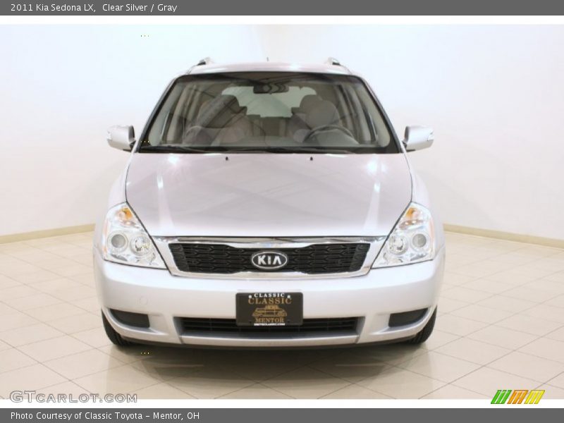 Clear Silver / Gray 2011 Kia Sedona LX