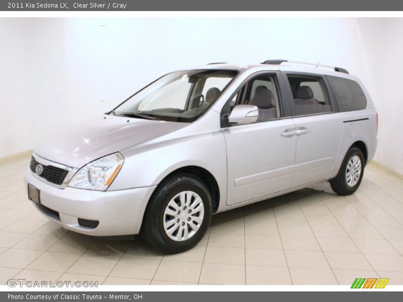 Clear Silver / Gray 2011 Kia Sedona LX