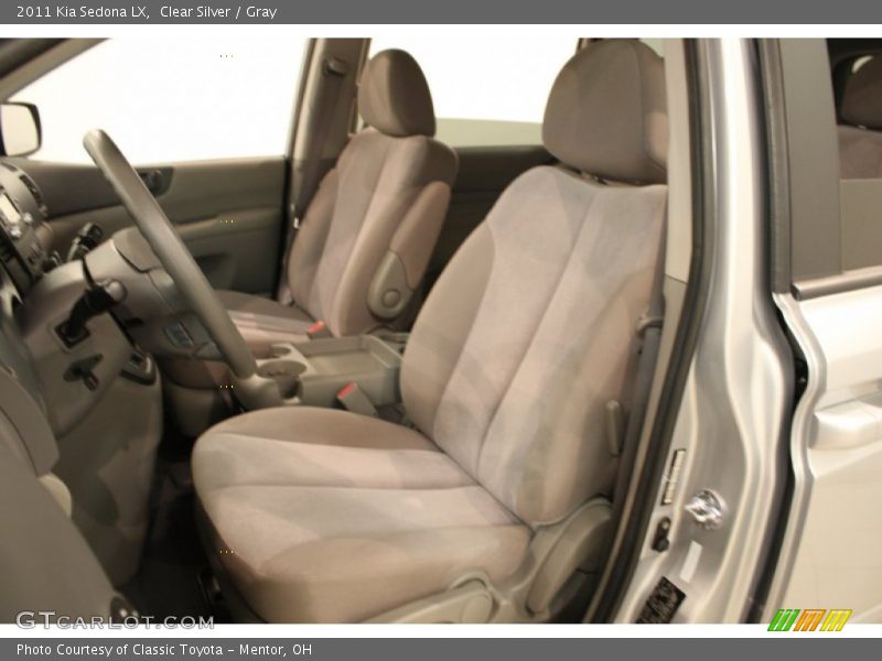 Clear Silver / Gray 2011 Kia Sedona LX