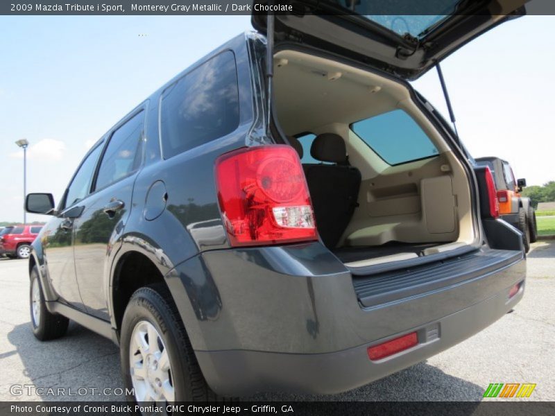 Monterey Gray Metallic / Dark Chocolate 2009 Mazda Tribute i Sport