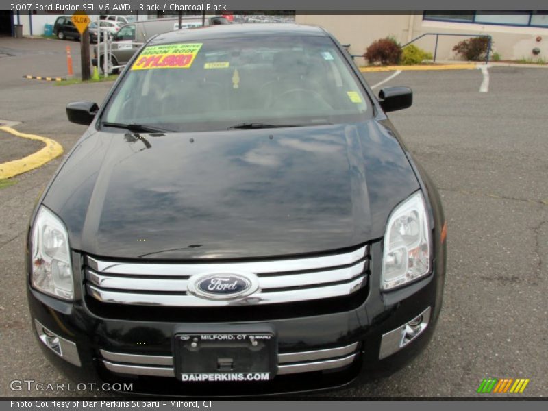 Black / Charcoal Black 2007 Ford Fusion SEL V6 AWD