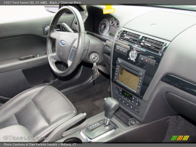 Black / Charcoal Black 2007 Ford Fusion SEL V6 AWD