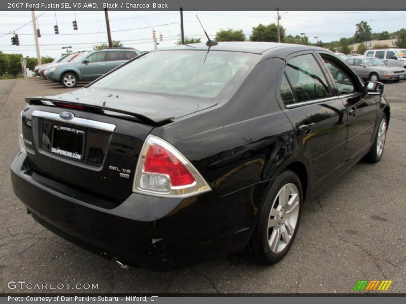 Black / Charcoal Black 2007 Ford Fusion SEL V6 AWD