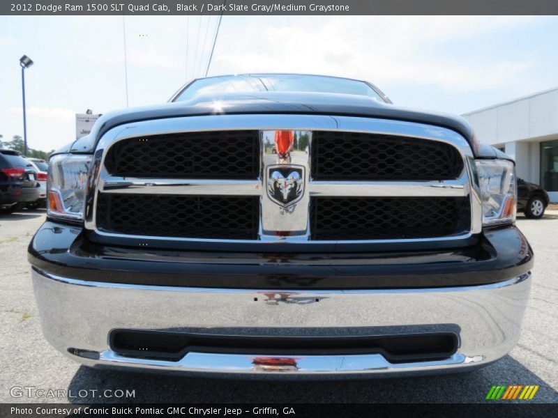 Black / Dark Slate Gray/Medium Graystone 2012 Dodge Ram 1500 SLT Quad Cab