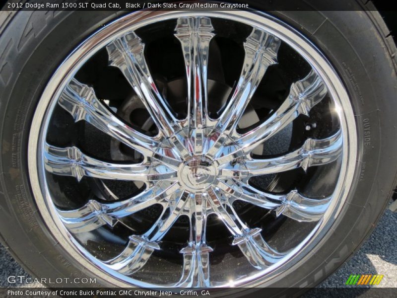 Black / Dark Slate Gray/Medium Graystone 2012 Dodge Ram 1500 SLT Quad Cab