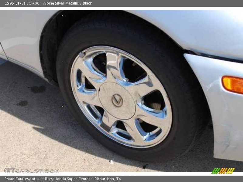 Alpine Silver Metallic / Black 1995 Lexus SC 400