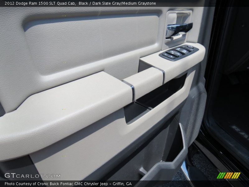 Black / Dark Slate Gray/Medium Graystone 2012 Dodge Ram 1500 SLT Quad Cab