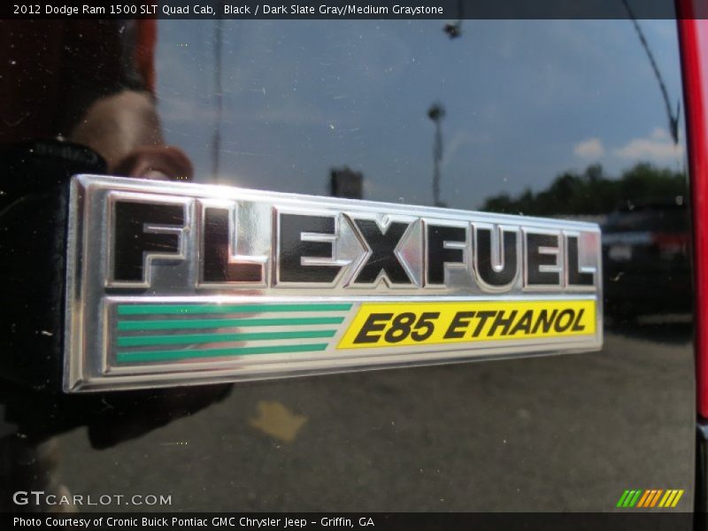 Black / Dark Slate Gray/Medium Graystone 2012 Dodge Ram 1500 SLT Quad Cab
