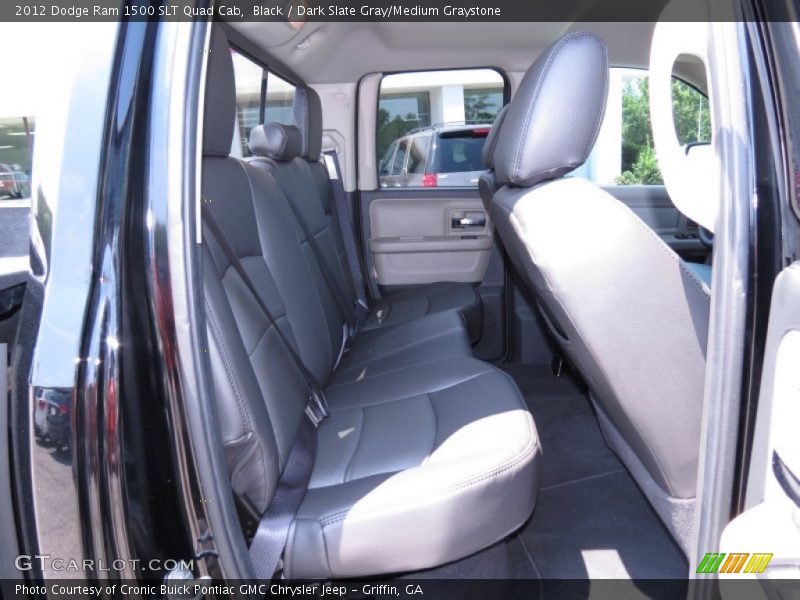 Black / Dark Slate Gray/Medium Graystone 2012 Dodge Ram 1500 SLT Quad Cab