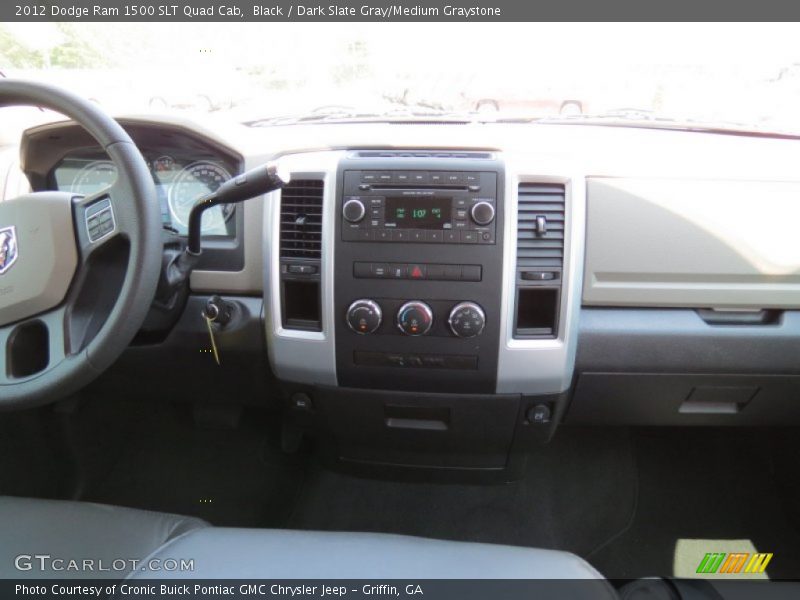 Black / Dark Slate Gray/Medium Graystone 2012 Dodge Ram 1500 SLT Quad Cab