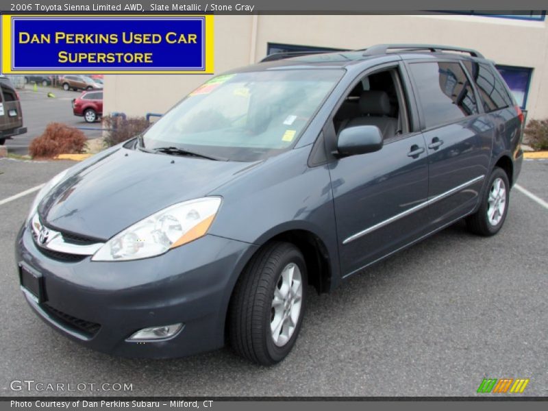 Slate Metallic / Stone Gray 2006 Toyota Sienna Limited AWD