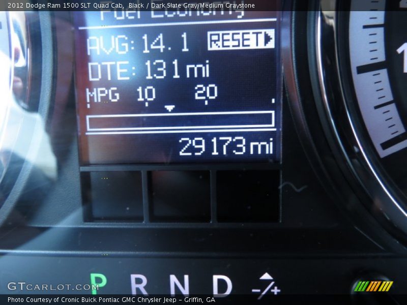 Black / Dark Slate Gray/Medium Graystone 2012 Dodge Ram 1500 SLT Quad Cab