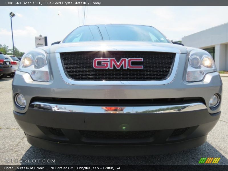Blue-Gold Crystal Metallic / Ebony 2008 GMC Acadia SLE