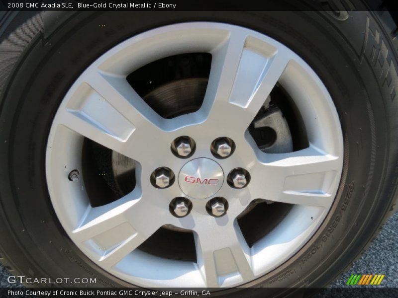 Blue-Gold Crystal Metallic / Ebony 2008 GMC Acadia SLE