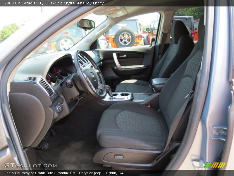 Blue-Gold Crystal Metallic / Ebony 2008 GMC Acadia SLE