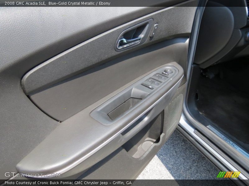 Blue-Gold Crystal Metallic / Ebony 2008 GMC Acadia SLE