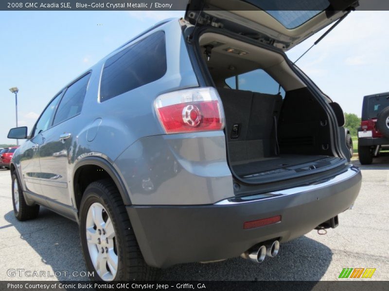 Blue-Gold Crystal Metallic / Ebony 2008 GMC Acadia SLE