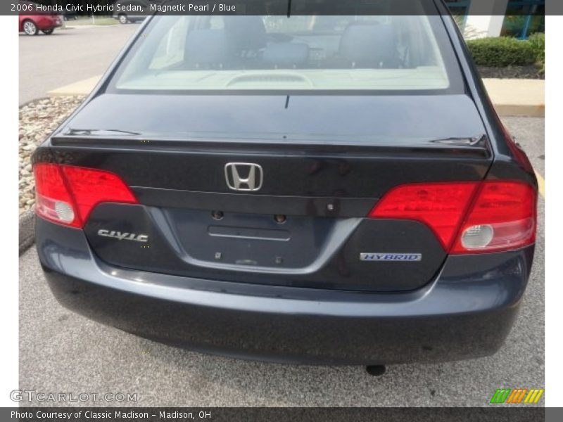 Magnetic Pearl / Blue 2006 Honda Civic Hybrid Sedan