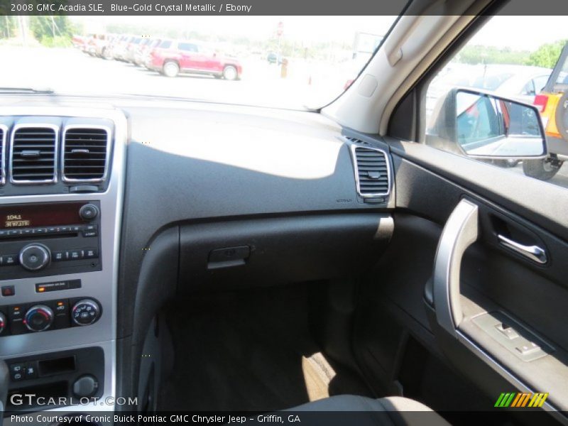 Blue-Gold Crystal Metallic / Ebony 2008 GMC Acadia SLE