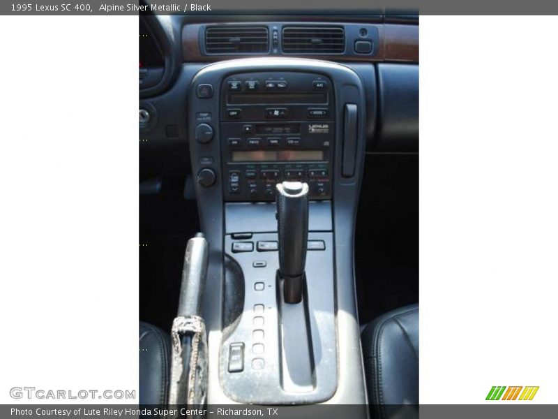 Alpine Silver Metallic / Black 1995 Lexus SC 400