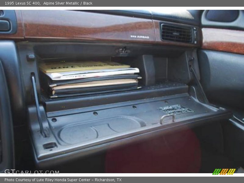 Alpine Silver Metallic / Black 1995 Lexus SC 400