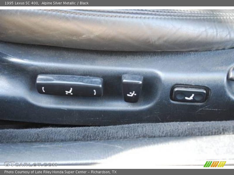 Alpine Silver Metallic / Black 1995 Lexus SC 400