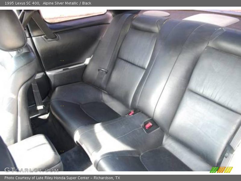 Alpine Silver Metallic / Black 1995 Lexus SC 400