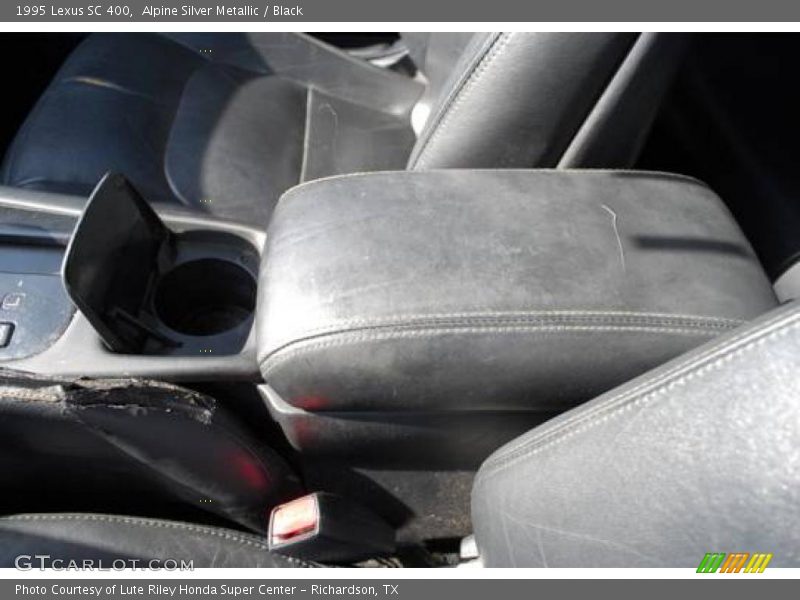 Alpine Silver Metallic / Black 1995 Lexus SC 400