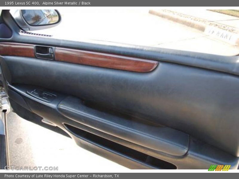 Alpine Silver Metallic / Black 1995 Lexus SC 400