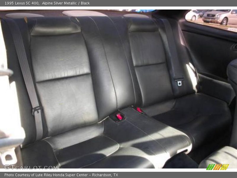 Alpine Silver Metallic / Black 1995 Lexus SC 400