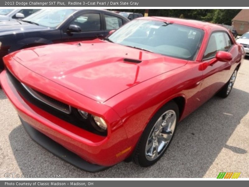 Redline 3-Coat Pearl / Dark Slate Gray 2013 Dodge Challenger SXT Plus