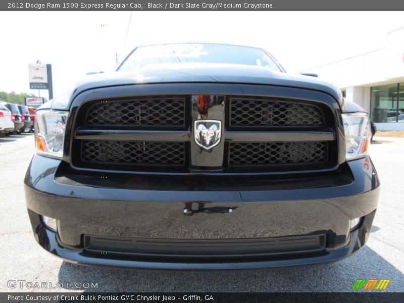 Black / Dark Slate Gray/Medium Graystone 2012 Dodge Ram 1500 Express Regular Cab
