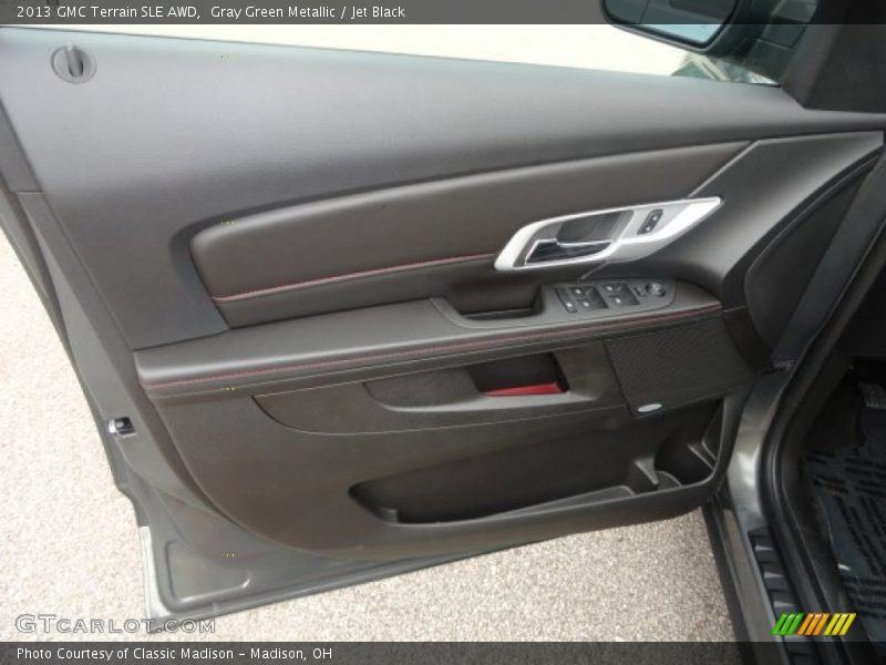 Gray Green Metallic / Jet Black 2013 GMC Terrain SLE AWD