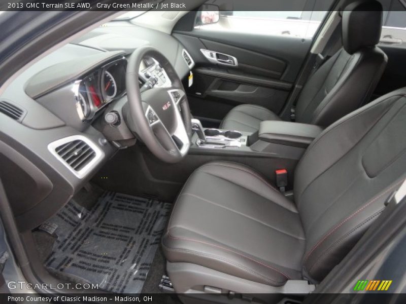 Gray Green Metallic / Jet Black 2013 GMC Terrain SLE AWD
