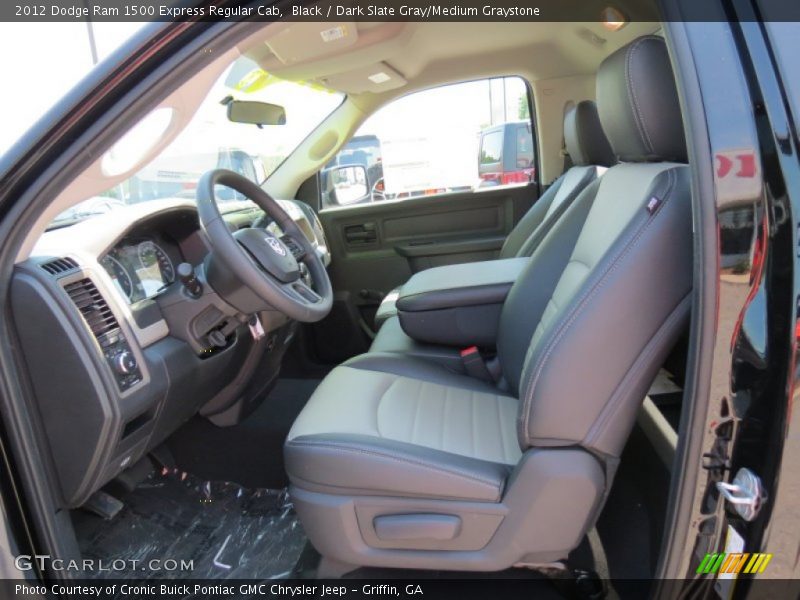 Black / Dark Slate Gray/Medium Graystone 2012 Dodge Ram 1500 Express Regular Cab