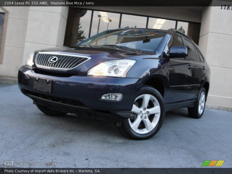 Neptune Blue Mica / Ivory 2004 Lexus RX 330 AWD