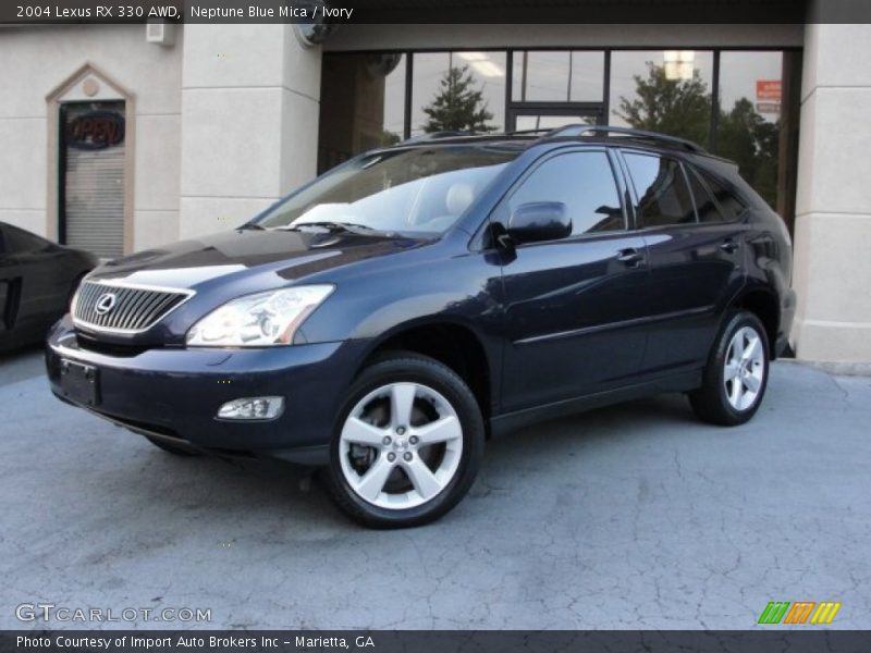 Neptune Blue Mica / Ivory 2004 Lexus RX 330 AWD