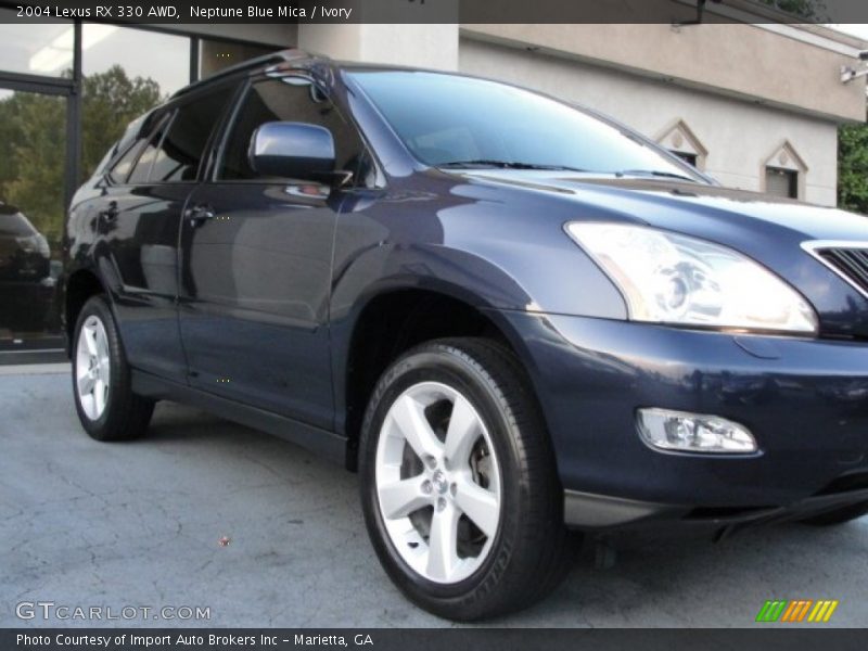 Neptune Blue Mica / Ivory 2004 Lexus RX 330 AWD
