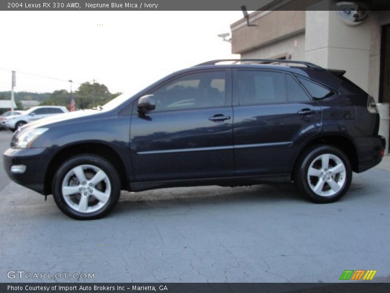 Neptune Blue Mica / Ivory 2004 Lexus RX 330 AWD