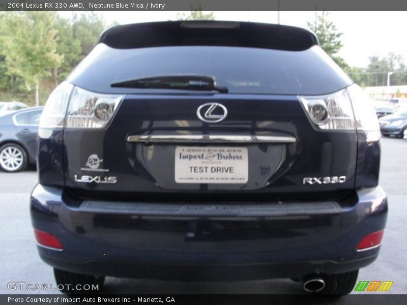 Neptune Blue Mica / Ivory 2004 Lexus RX 330 AWD