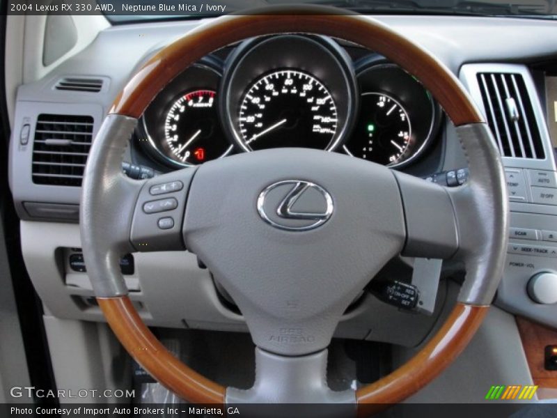Neptune Blue Mica / Ivory 2004 Lexus RX 330 AWD