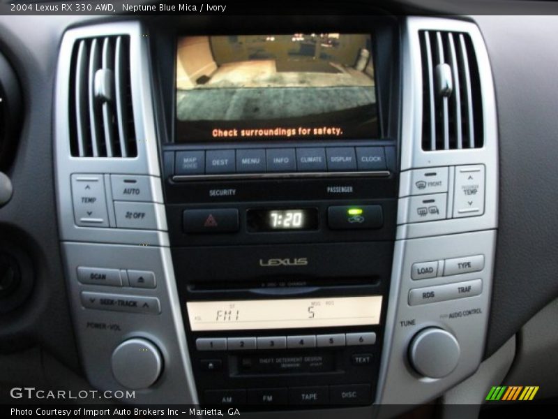 Neptune Blue Mica / Ivory 2004 Lexus RX 330 AWD