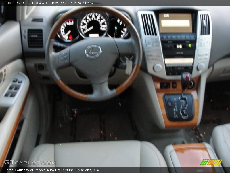 Neptune Blue Mica / Ivory 2004 Lexus RX 330 AWD