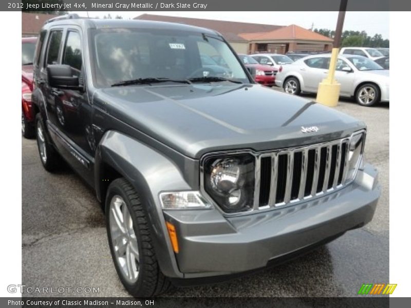 Mineral Gray Metallic / Dark Slate Gray 2012 Jeep Liberty Jet 4x4