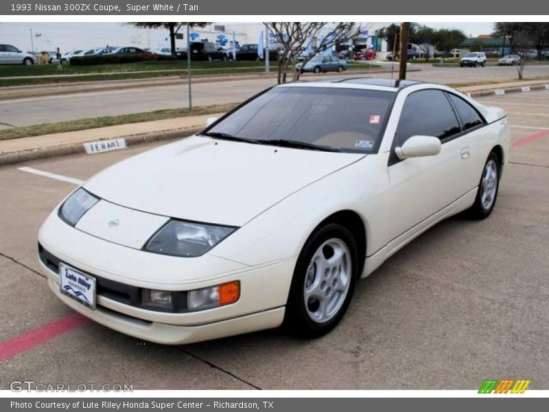 Super White / Tan 1993 Nissan 300ZX Coupe